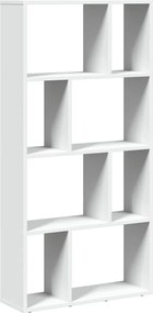 vidaXL Βιβλιοθήκη Λευκή 60x20x120,5 εκ. από Τεχνητό Ξύλο