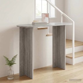 vidaXL Τραπέζι κονσόλας Γκρι Sonoma 100 x 39,5 x 75 εκ