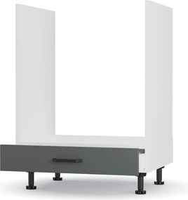 Modest Κάτω Ντουλάπι Φούρνου Ανθρακί 60x48x82cm