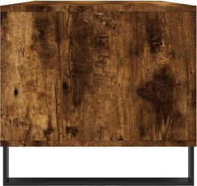 vidaXL Τραπεζάκι Σαλονιού Καπνιστή Δρυς 90x49x45 εκ. Επεξεργασμ. Ξύλο