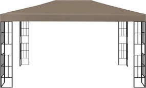 vidaXL Κιόσκι Taupe 4 x 3 μ.