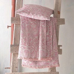 Ριχτάρι Beatris Pink Ρυθμός Two-seater 180x240cm Βαμβάκι-Πολυέστερ