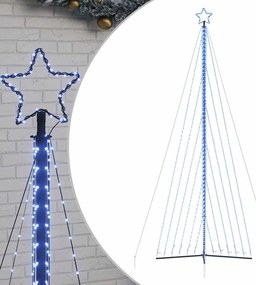 vidaXL Χριστουγεννιάτικο δέντρο LED 789 LED μπλε 476 εκ.