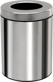 Καλάθι Απορριμμάτων (Φ21x28) Pam & Co 5lt 2128 Inox