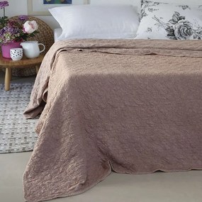 Κουβερλί Confi Stonewashed Apple Melinen Queen Size 200x240cm Πολυέστερ