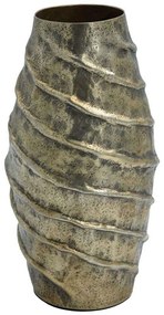 Βάζο 939-124-001 17x33cm Antique Gold Aluminium
