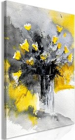 Πίνακας - Bouquet of Colours (1 Part) Vertical Yellow - 40x60