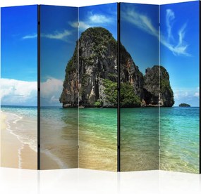 Διαχωριστικό με 5 τμήματα - Exotic landscape in Thailand, Railay beach II [Room Dividers]