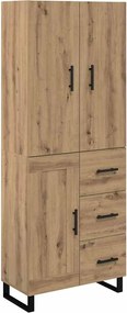 vidaXL Highboard 2 pcs Artisan Oak 69,5 x 34 x 180 εκ.