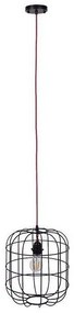 Κρεμαστό Φωτιστικό Οροφής Μαύρο Φ30 GloboStar PARROT 01099-1099-Μαύρο 1099