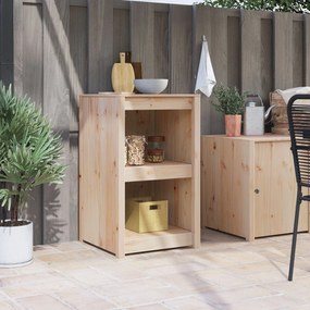 vidaXL Ντουλάπα εξωτερικής κουζίνας 55x55x92 cm Μασίφ ξύλο πεύκου