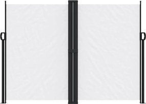 vidaXL Σκίαστρο Πλαϊνό Συρόμενο Λευκό 180 x 1200 εκ.