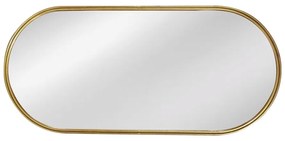 Artekko Dia Χρυσός Μεταλλικός Καθρέπτης Τοίχου (60x3x130)cm Artekko 661-2033H-GOLD