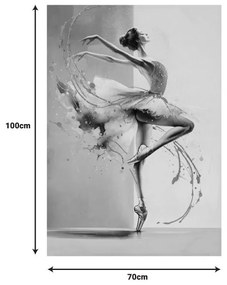 Πίνακας σε καμβά Dancito Inart 70x2.5x100εκ