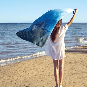 Πετσέτα Θαλάσσης Microfiber 2 Όψεων (80x160) Kentia Loft Resort 2610