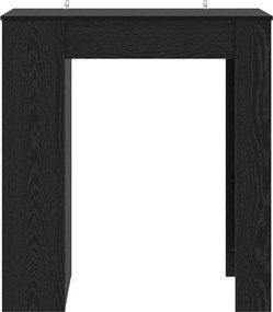vidaXL Τραπέζι μπαρ 95 x 47 x 103,5 εκ Επεξεργασμένο Ξύλο Μαύρη Δρυς