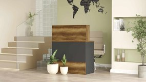Τραπέζι Υποδοχής Baroq / Ανθρακί CAZIBI 90x44.5x110