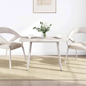vidaXL Επιφάνεια Τραπεζιού Ορθογ. Λευκή 110x55x2,5 εκ. από Μασίφ Πεύκο