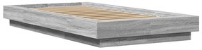 vidaXL Πλαίσιο Κρεβατιού Γκρι Sonoma 100x200 εκ. Επεξεργασμένο Ξύλο