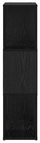 vidaXL Κέντρο ψυχαγωγίας Μαύρο 60 x 24 x 94 cm Επεξεργασμένο ξύλο