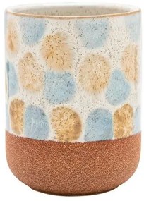 Estia Ποτήρι Μπάνιου Glaze Πήλινο 7.5x7.5x9.5cm Πολύχρωμο 02-13400