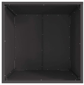 vidaXL Φωτιά Μαύρο 50 x 50 x 38 εκ. Κρύα έλαση από χάλυβα