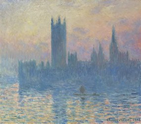 Αναπαραγωγή The Houses of Parliament / Sunset (1903), Claude Monet