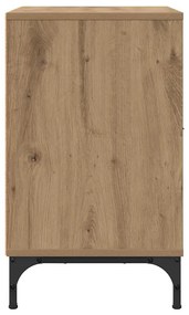 vidaXL Κομοδίνα 2 pcs artisan δρυς 49 x 36 x 61 εκ Επεξεργασμένο ξύλο