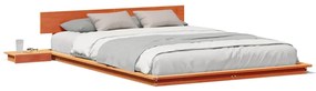 vidaXL Σκελετός Κρεβατιού Καφέ 160 x 200 cm ξύλο