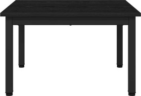 vidaXL Τραπεζάκι σαλονιού Μαύρη Οξυά 60 x 60 x 36 cm