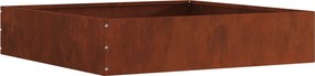 vidaXL Περίγραμμα γκαζόν 6 pcs Σκ rusty 60 x 60 x 13 εκ
