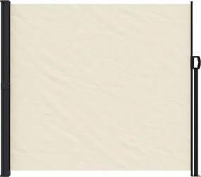 vidaXL Σκίαστρο Πλαϊνό Συρόμενο Κρεμ 180 x 500 εκ.