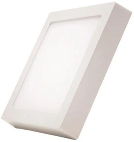 Πάνελ LED Slim Τετράγωνο 20W 4000K Αλουμίνιο Λευκό 145-68531 Eurolamp-145-68531-Λευκό 145-68531