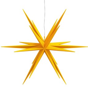 vidaXL Φωτιστικό Χριστουγεννιάτικο με LED Αναδιπλούμενο Κίτρινο 100 εκ