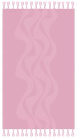 Πετσέτα Θαλάσσης - Παρεό Scopelos 14 Light Pink Kentia Θαλάσσης 90x180cm 100% Βαμβάκι
