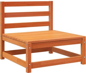 vidaXL Καναπέδες Κήπου Χωρ. Μπράτσα 2Τεμ Καφέ κεριού Μασίφ Πεύκο