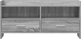 vidaXL Ντουλάπι TV 100 x 33 x 47 εκ Γκρι Sonoma Επεξεργασμένο Ξύλο