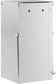 vidaXL Ταΐστρα Χαμστεριών Ασημί 12,5 x 12,5 x 25 εκ.