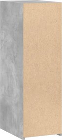 vidaXL Ντουλάπι Γκρι Σκυροδέματος 30x41x93 εκ. Επεξεργασμένο Ξύλο