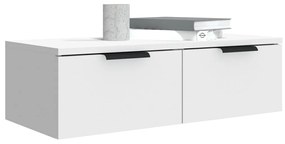vidaXL Ντουλάπια Τοίχου 2 τεμ. Λευκά 68x30x20 εκ. Επεξεργασμένο Ξύλο