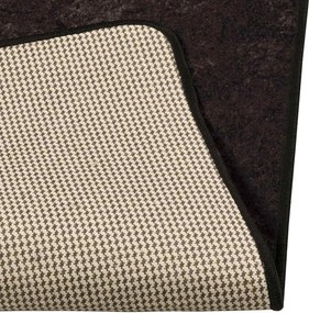 vidaXL Χαλί Runner MARSA Ανθρακί 80 x 200 cm Πολυέστερ και PVC