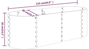 ΖΑΡΝΤΙΝΙΕΡΑ ΚΑΦΕ 114X40X36 ΕΚ. ΑΤΣΑΛΙ ΜΕ ΗΛΕΚΤΡ. ΒΑΦΗ ΠΟΥΔΡΑΣ 318865