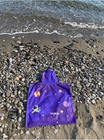 Stewehome Παιδικό παντσό πετσέτα παραλίας με τύπωμα (3-6 ετών)