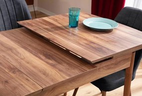 Extendable Dining Table &amp; Chairs Set (5 Pieces) Lidyana - Anthracite Anthracite