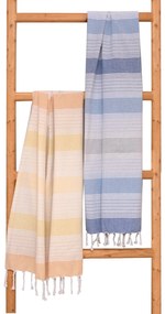 Πετσέτα Θαλάσσης Παρεό 85x165 Σεβίνα Μπλε