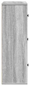 Βιβλιοθήκη Γκρι Sonoma 60x24x76,5 εκ. από Επεξεργασμένο Ξύλο - Γκρι