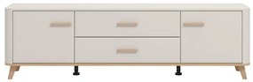 Έπιπλο τηλεόρασης DARWEN 180 3K2F2V Cashmere - Artisan Oak 180x40x53εκ. 180x40x53 εκ.