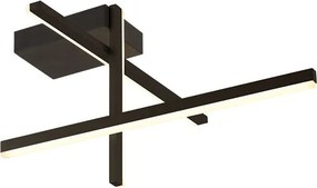 Φωτιστικό Πλαφονιέρα LED Dimmable Zambelis 22025 Black Matt