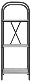 vidaXL Ράφι Βιβλίων Γκρι sonoma 40 x 30 x 109 εκ Επεξεργασμένο ξύλο