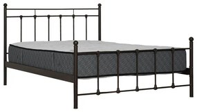 Metal Bed ASTRA Fylliana Brown 168x208x86 cm. (160x200)